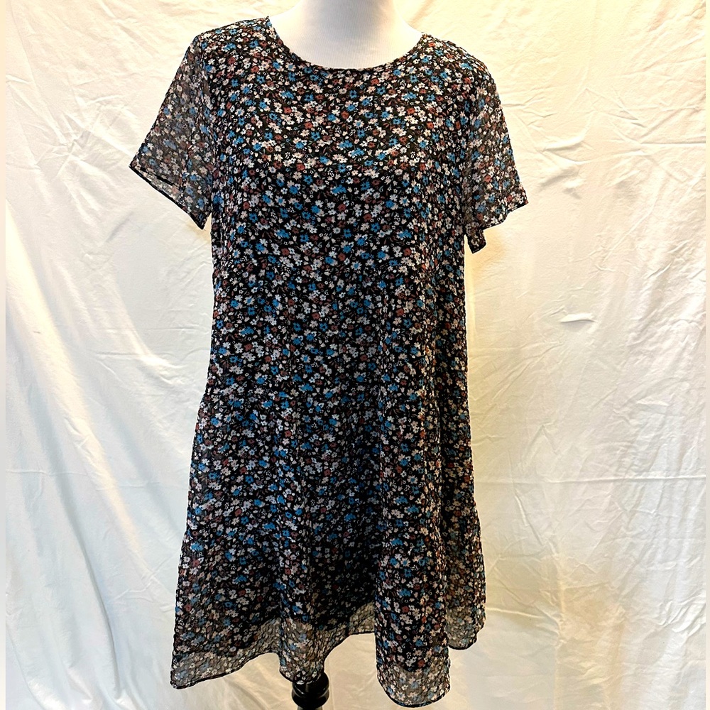 Madewell Tiered Floral Dress